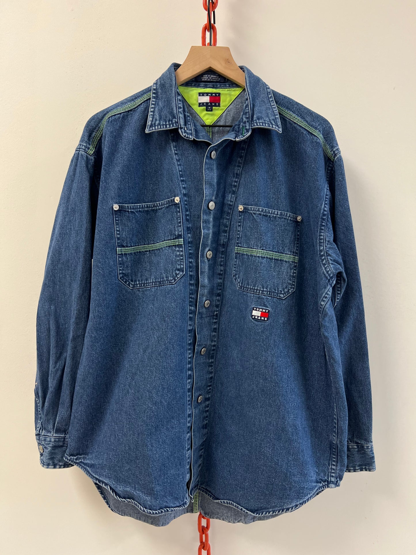 Tommy Hilfiger denim button up shirt (M)