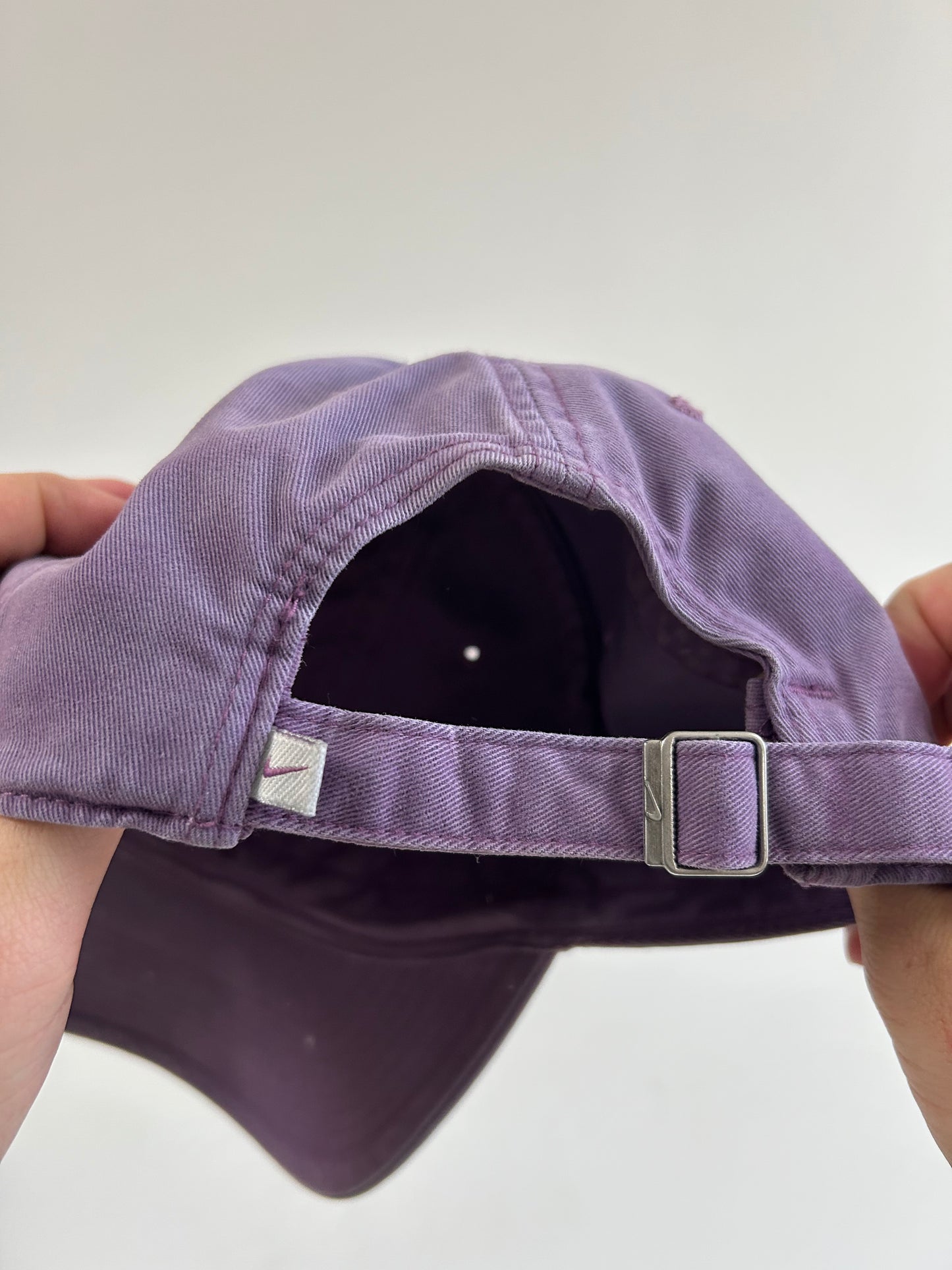 vintage 2000s faded purple Nike dad hat