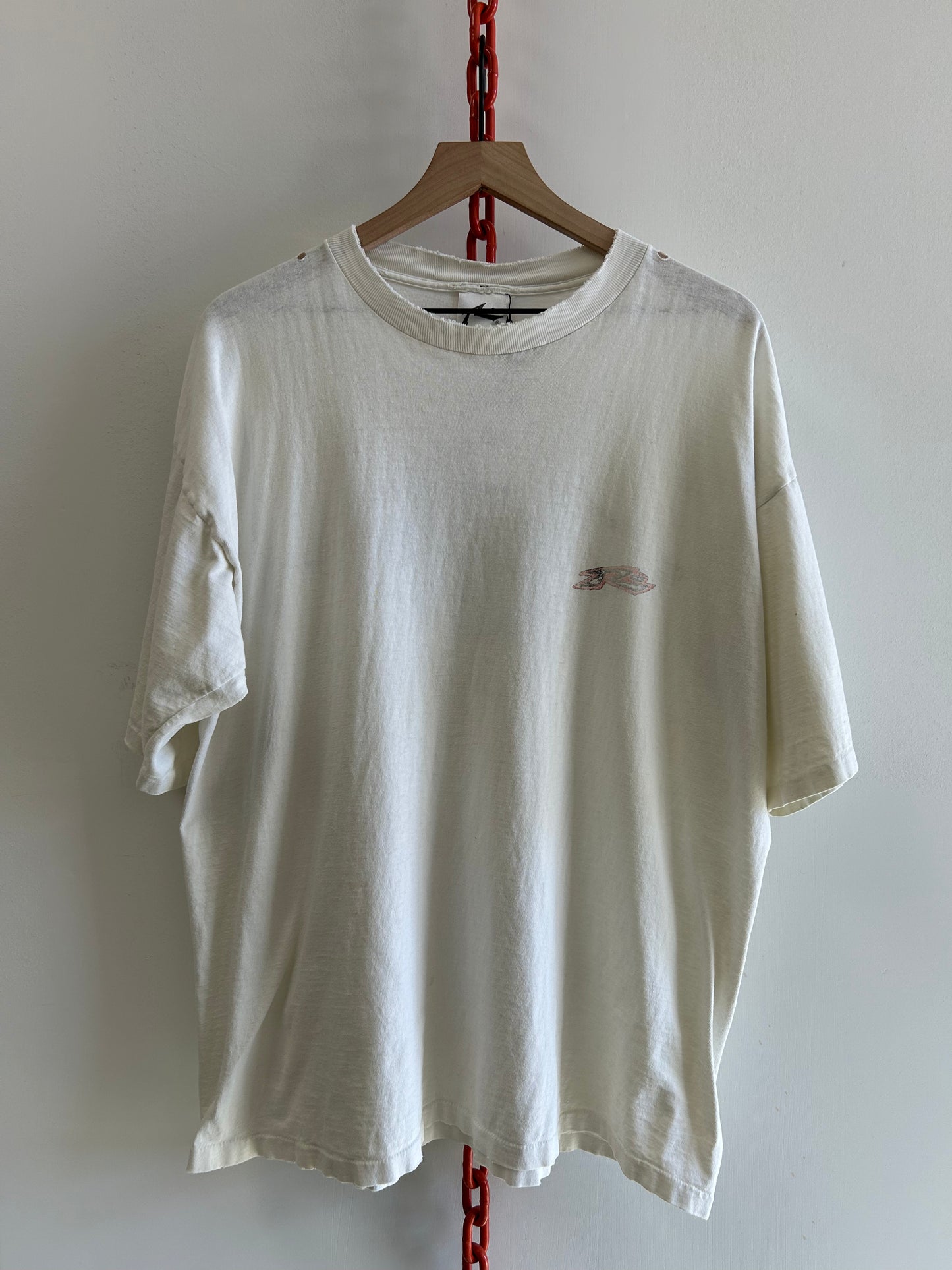 90s distressed Rusty surfboards tshirt (XL)