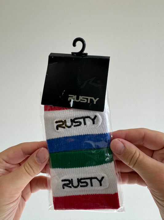 Rusty wrist sweatbands