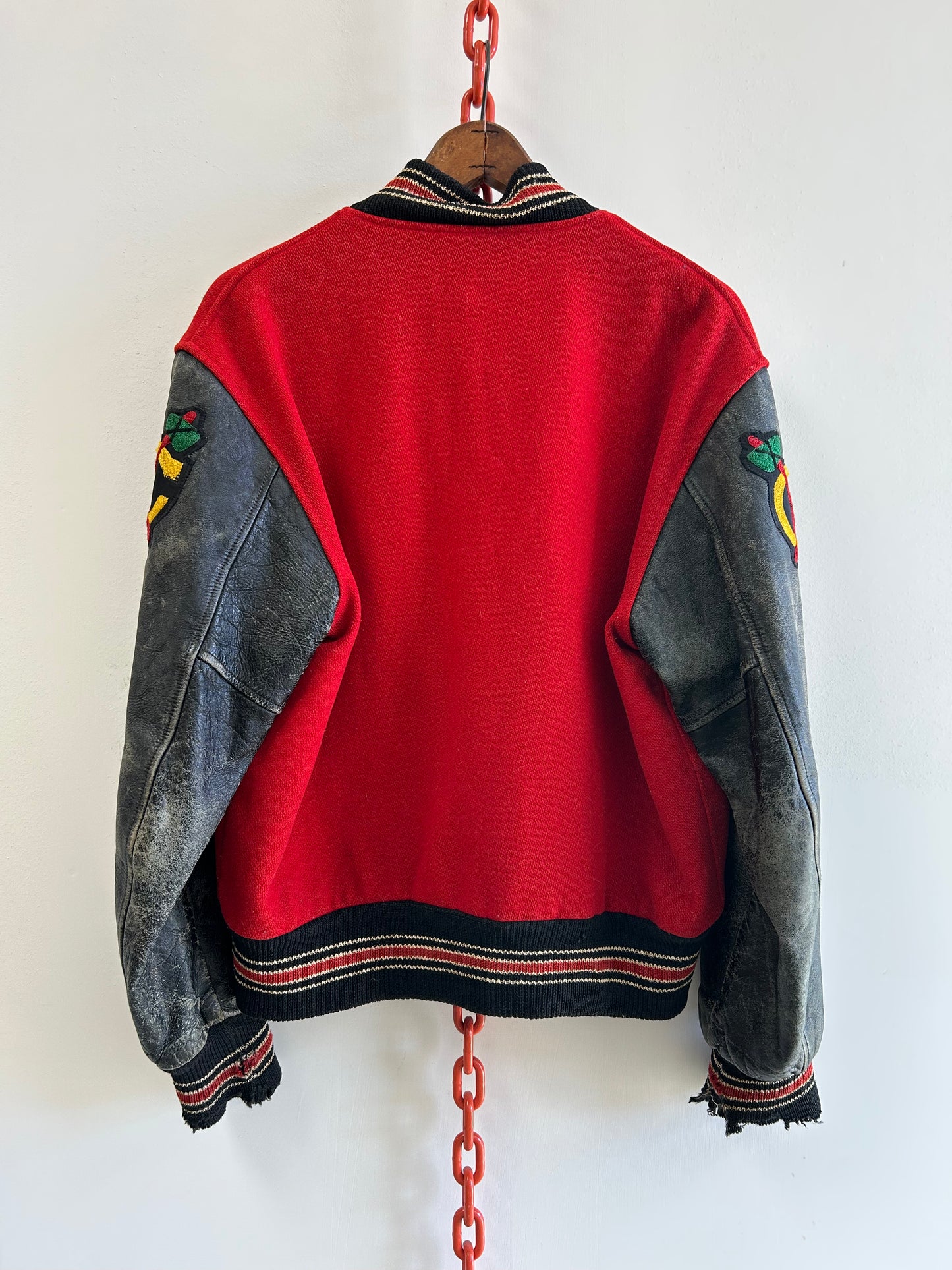 1960s Chicago Blackhawks Varsity Jacket (M)